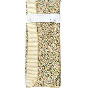 Laura Ashley - ‘ Winter Greens & Berries’ Luxury Throw. 50” x 70”. NWT.